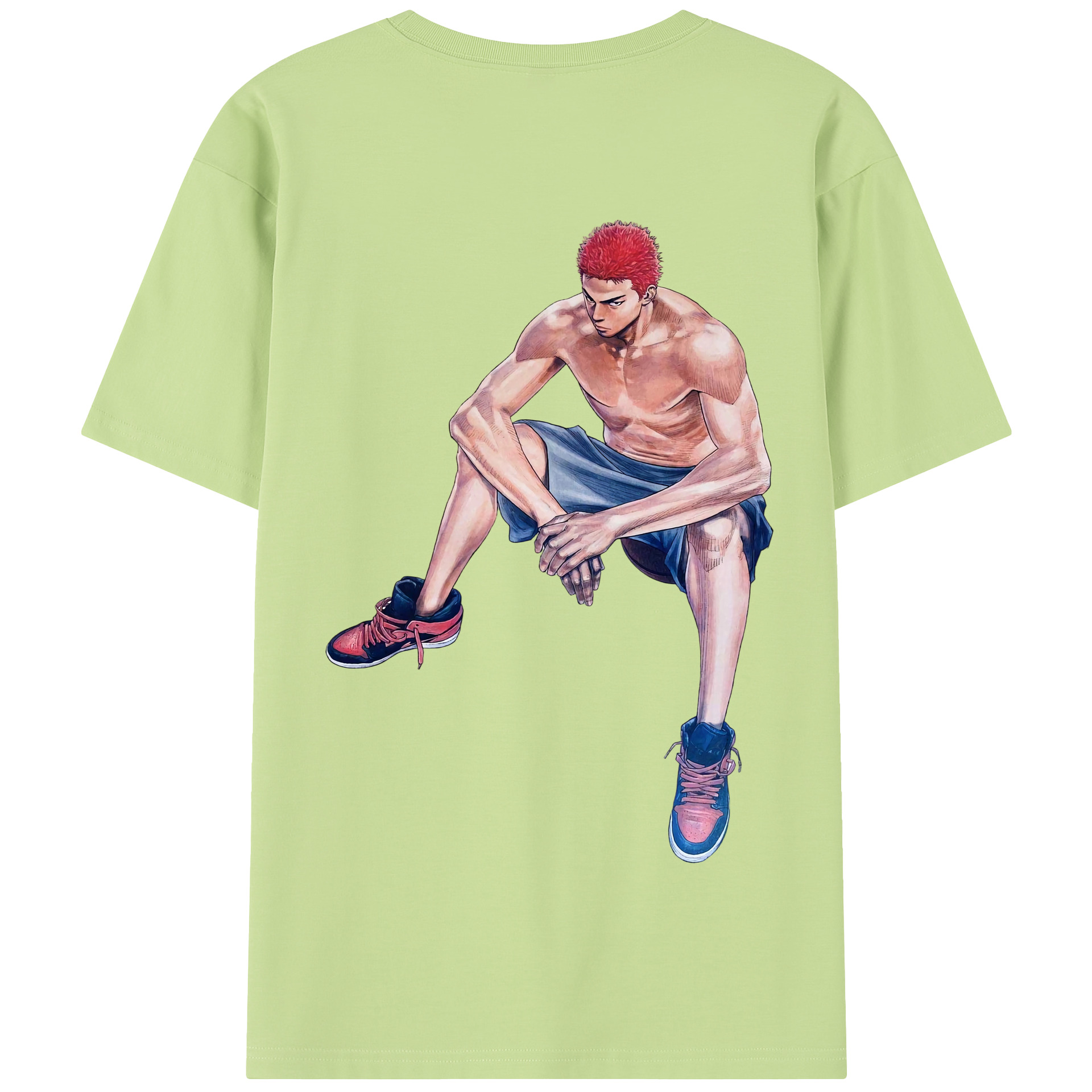 SLAM DUNK／スラムダンク 綿100％半袖Tシャツ（背面プリント）